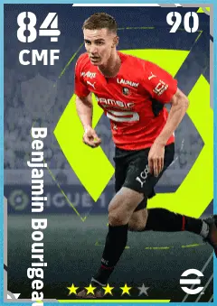 Benjamin Bourigeaud eFootball 2026 player card — 84 OVR CMF