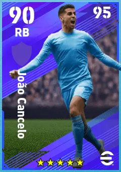 Joao Cancelo eFootball 2026 player card — 90 OVR RB