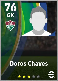Doros Chaves eFootball 2026 player card — 76 OVR GK