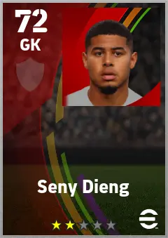 Seny Dieng eFootball 2026 player card — 72 OVR GK