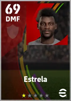 Estrela eFootball 2026 player card — 69 OVR DMF