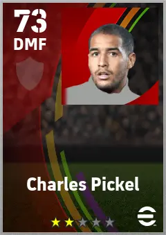 Charles Pickel eFootball 2026 player card — 73 OVR DMF