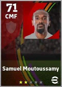 Samuel Moutoussamy eFootball 2026 player card — 71 OVR CMF