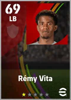 Remy Vita eFootball 2026 player card — 69 OVR LB