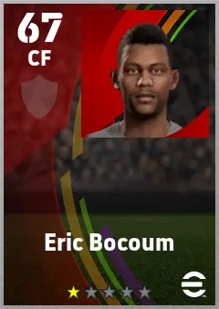 Eric Bocoum eFootball 2026 player card — 67 OVR CF
