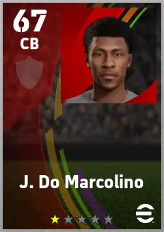 J. Do Marcolino eFootball 2026 player card — 67 OVR CB