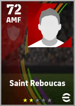 Saint Reboucas eFootball 2026 player card — 72 OVR AMF