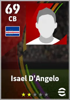 Isael D Angelo eFootball 2026 player card — 69 OVR CB