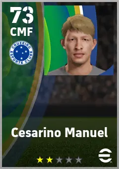 Cesarino Manuel eFootball 2026 player card — 73 OVR CMF