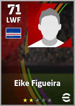 Eike Figueira eFootball 2026 player card — 71 OVR LWF