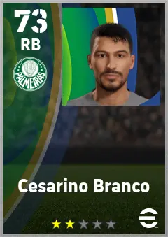 Cesarino Branco eFootball 2026 player card — 73 OVR RB