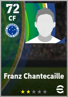 Franz Chantecaille eFootball 2026 player card — 72 OVR CF