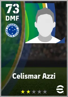 Celismar Azzi eFootball 2026 player card — 73 OVR DMF