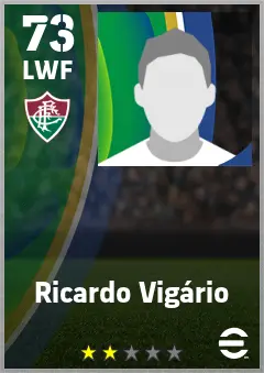 Ricardo Vigario eFootball 2026 player card — 73 OVR LWF