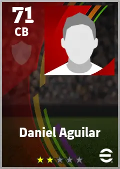 Daniel Aguilar eFootball 2026 player card — 71 OVR CB