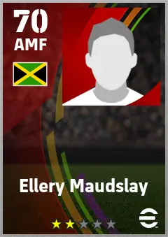 Ellery Maudslay eFootball 2026 player card — 70 OVR AMF