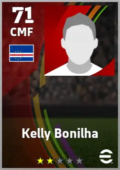 Kelly Bonilha eFootball 2026 player card — 71 OVR CMF