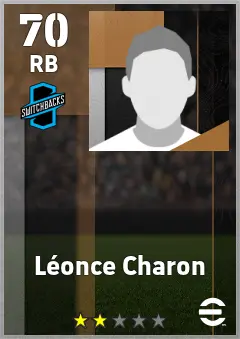 Leonce Charon eFootball 2026 player card — 70 OVR RB
