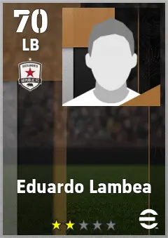 Eduardo Lambea eFootball 2026 player card — 70 OVR LB
