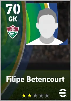 Filipe Betencourt eFootball 2026 player card — 70 OVR GK