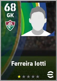 Ferreira Iotti eFootball 2026 player card — 68 OVR GK