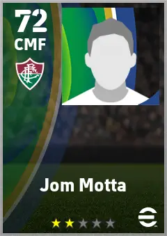 Jom Motta eFootball 2026 player card — 72 OVR CMF