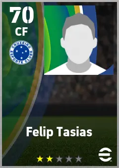 Felip Tasias eFootball 2026 player card — 70 OVR CF