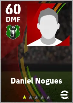 Daniel Nogues eFootball 2026 player card — 60 OVR DMF