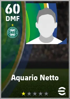 Aquario Netto eFootball 2026 player card — 60 OVR DMF