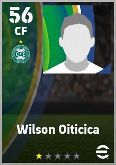Wilson Oiticica eFootball 2026 player card — 56 OVR CF