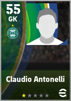Claudio Antonelli eFootball 2026 player card — 55 OVR GK