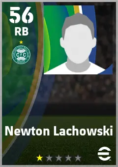 Newton Lachowski eFootball 2026 player card — 56 OVR RB