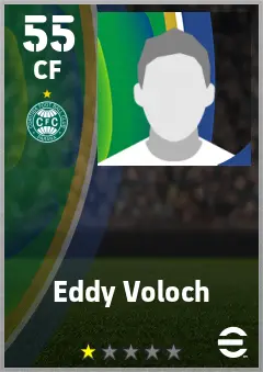 Eddy Voloch eFootball 2026 player card — 55 OVR CF