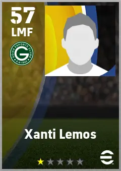 Xanti Lemos eFootball 2026 player card — 57 OVR LMF