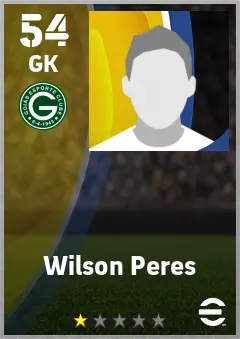 Wilson Peres eFootball 2026 player card — 54 OVR GK