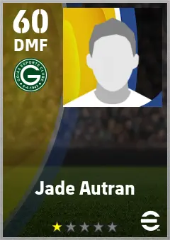 Jade Autran eFootball 2026 player card — 60 OVR DMF