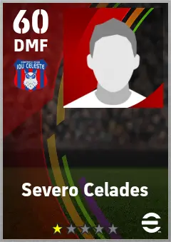 Severo Celades eFootball 2026 player card — 60 OVR DMF