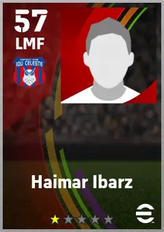 Haimar Ibarz eFootball 2026 player card — 57 OVR LMF