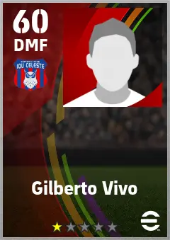 Gilberto Vivo eFootball 2026 player card — 60 OVR DMF
