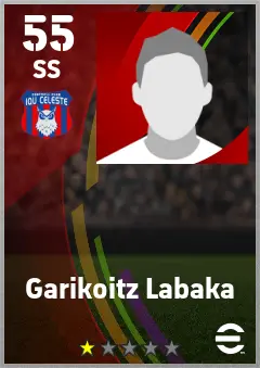 Garikoitz Labaka eFootball 2026 player card — 55 OVR SS