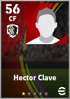 Hector Clave eFootball 2026 player card — 56 OVR CF