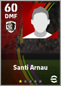 Santi Arnau eFootball 2026 player card — 60 OVR DMF