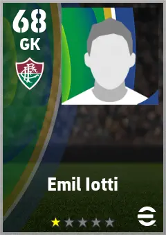 Emil Iotti eFootball 2026 player card — 68 OVR GK