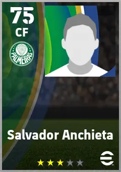 Salvador Anchieta eFootball 2026 player card — 75 OVR CF