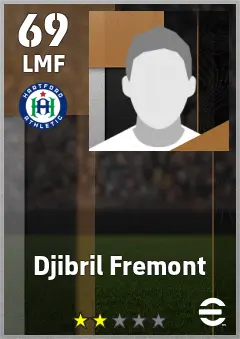 Djibril Fremont eFootball 2026 player card — 69 OVR LMF
