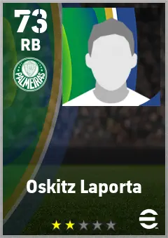 Oskitz Laporta eFootball 2026 player card — 73 OVR RB