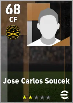 Jose Carlos Soucek eFootball 2026 player card — 68 OVR CF