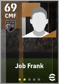Job Frank eFootball 2026 player card — 69 OVR CMF
