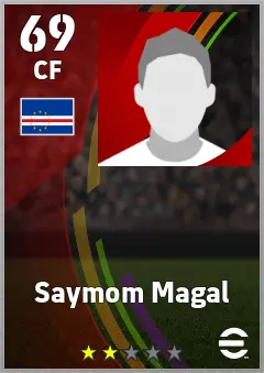 Saymom Magal eFootball 2026 player card — 69 OVR CF