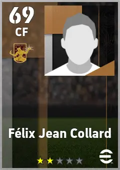 Felix Jean Collard eFootball 2026 player card — 69 OVR CF